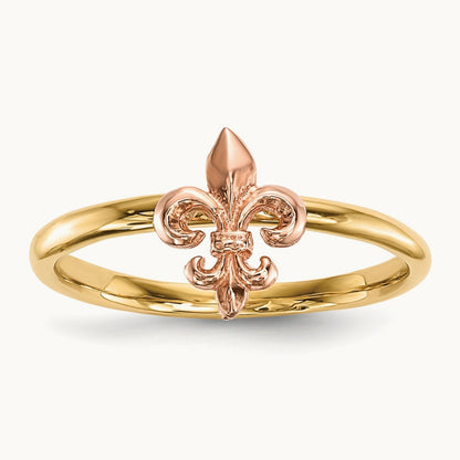 Polished Fleur de Lis Ring — photo set