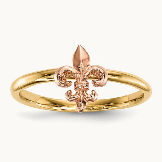 Polished Fleur de Lis Ring — photo set
