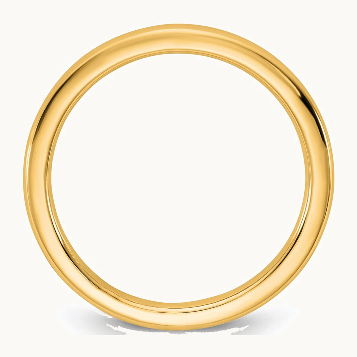 European Comfort Fit Band — 14K Yellow Gold, 2mm