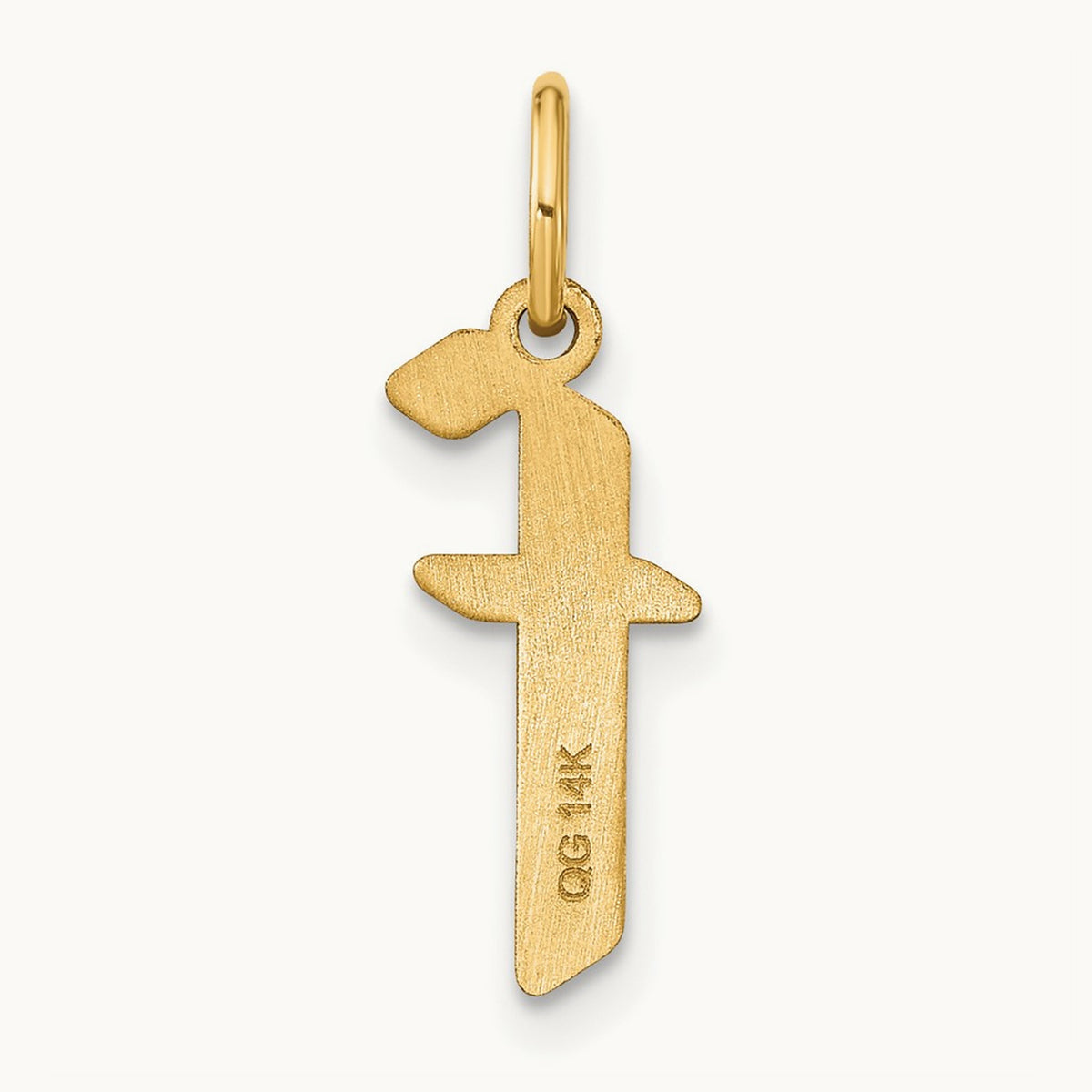 Lowercase Initial Pendant — F