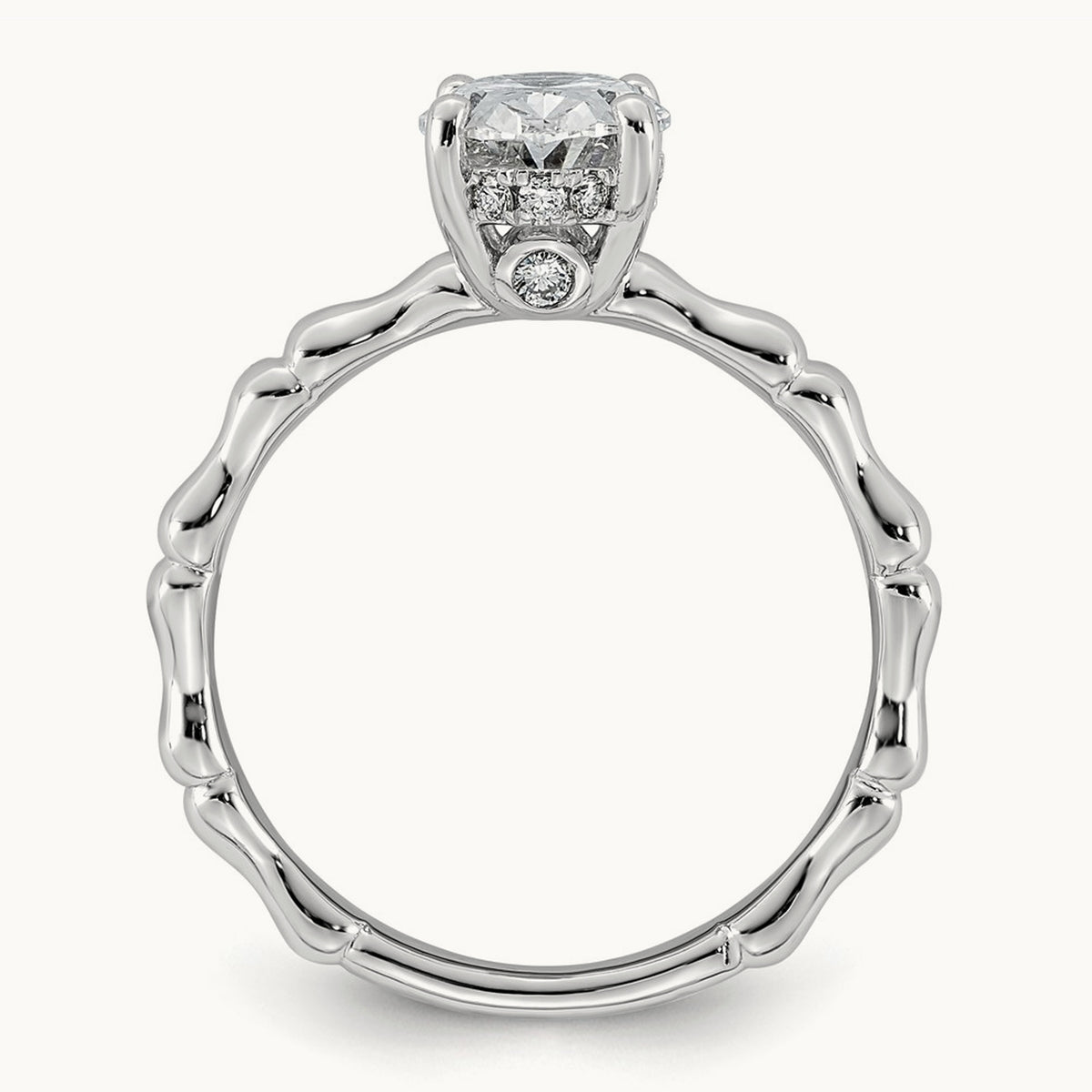 Oval Center Ring, 1 5/8-3 1/5 ct Lab-Grown Diamond