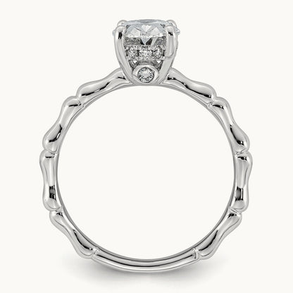 Oval Center Ring, 1 5/8-3 1/5 ct Lab-Grown Diamond