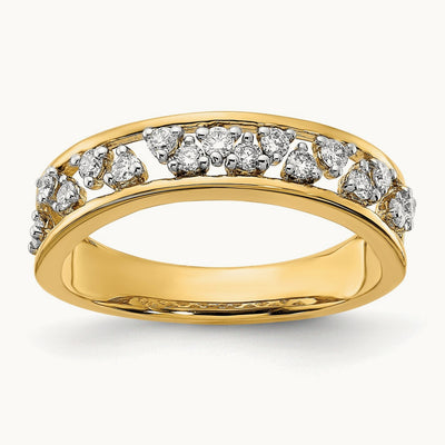 Polished Diamond Band — photo set
