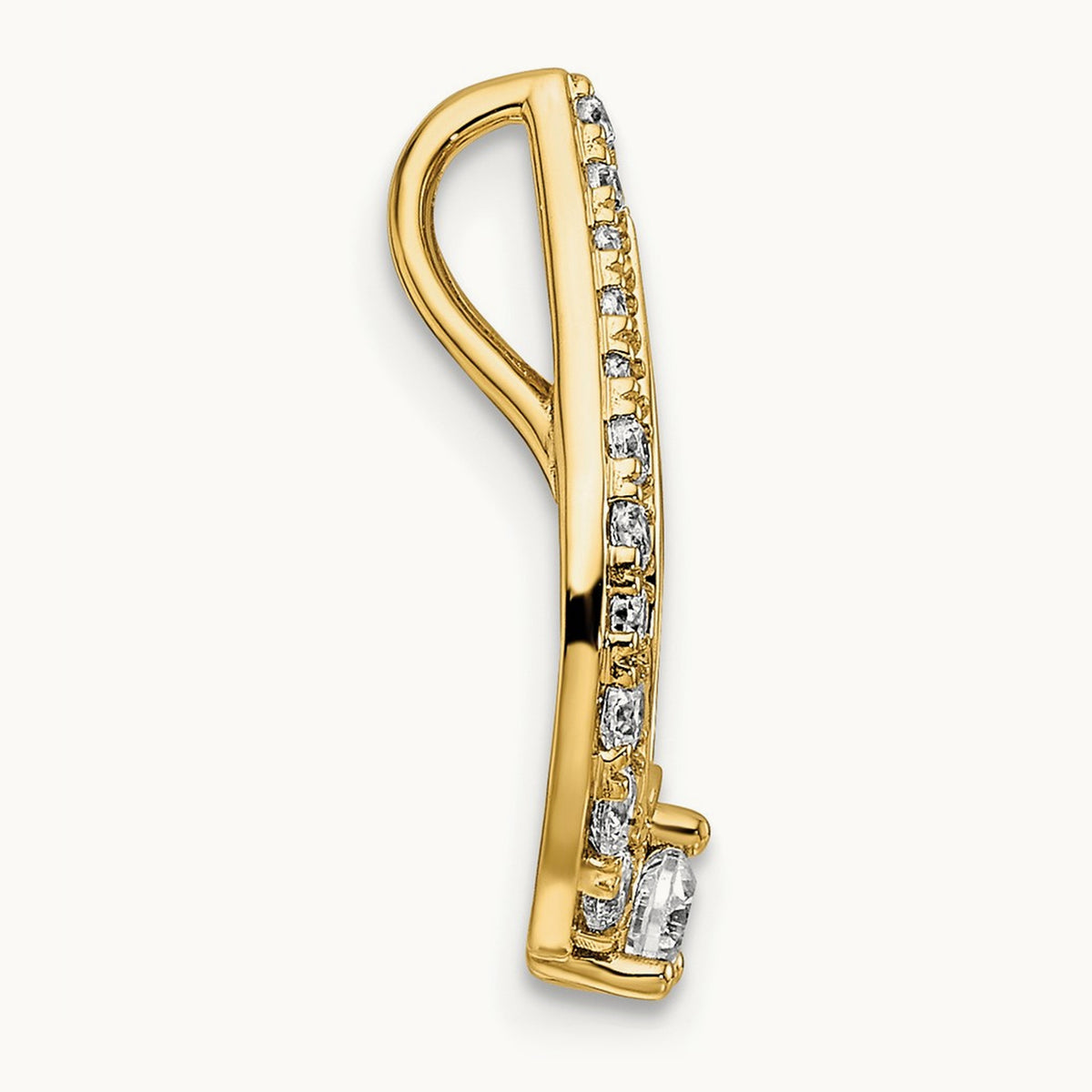 Diamond Pendant, 14K Yellow Gold
