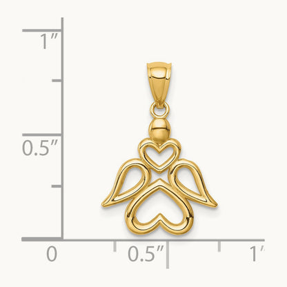 Angel Pendant, 14K