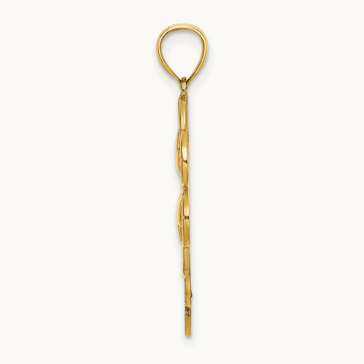 4-Leaf Clover Charm — 14K Yellow Gold