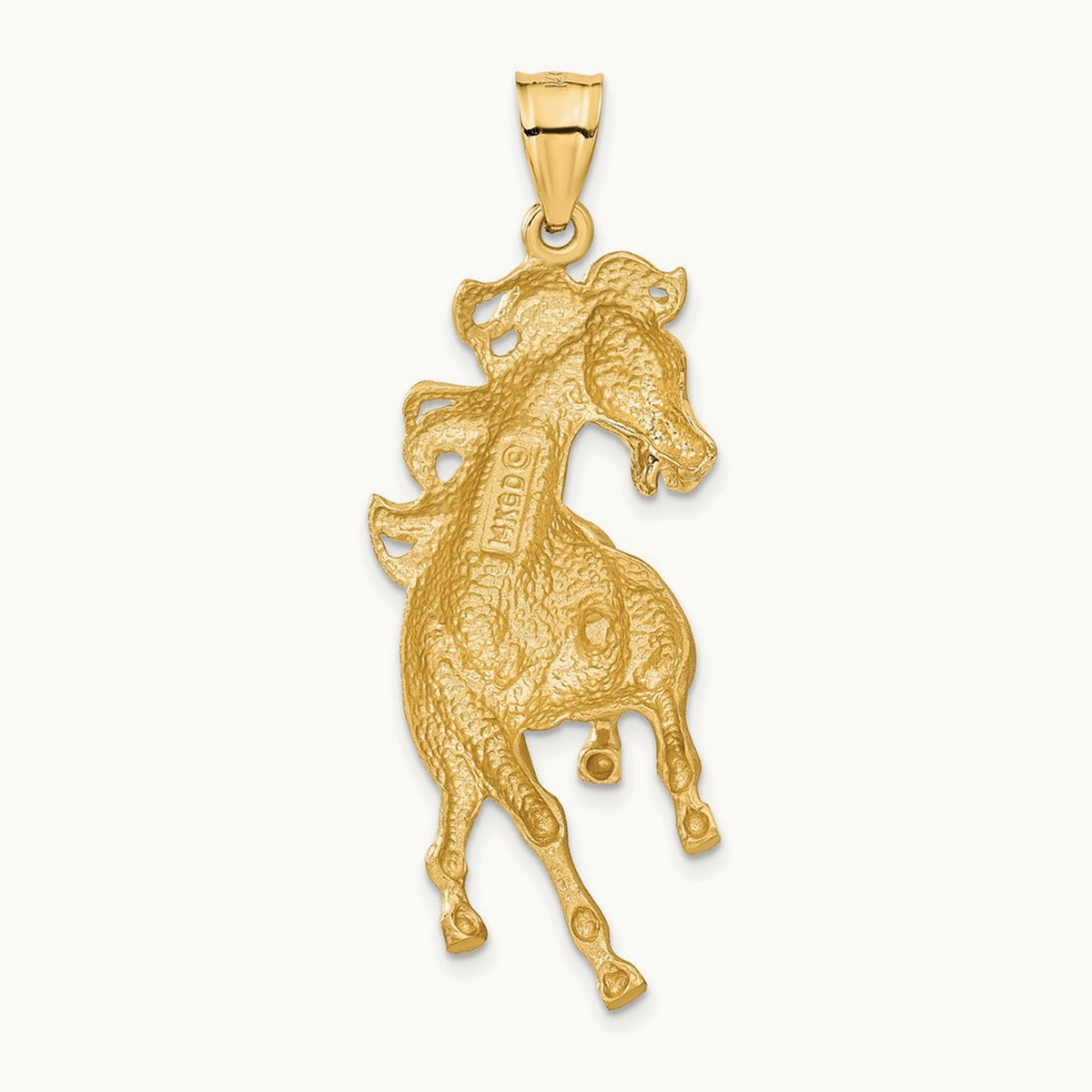Horse Pendant, 14K