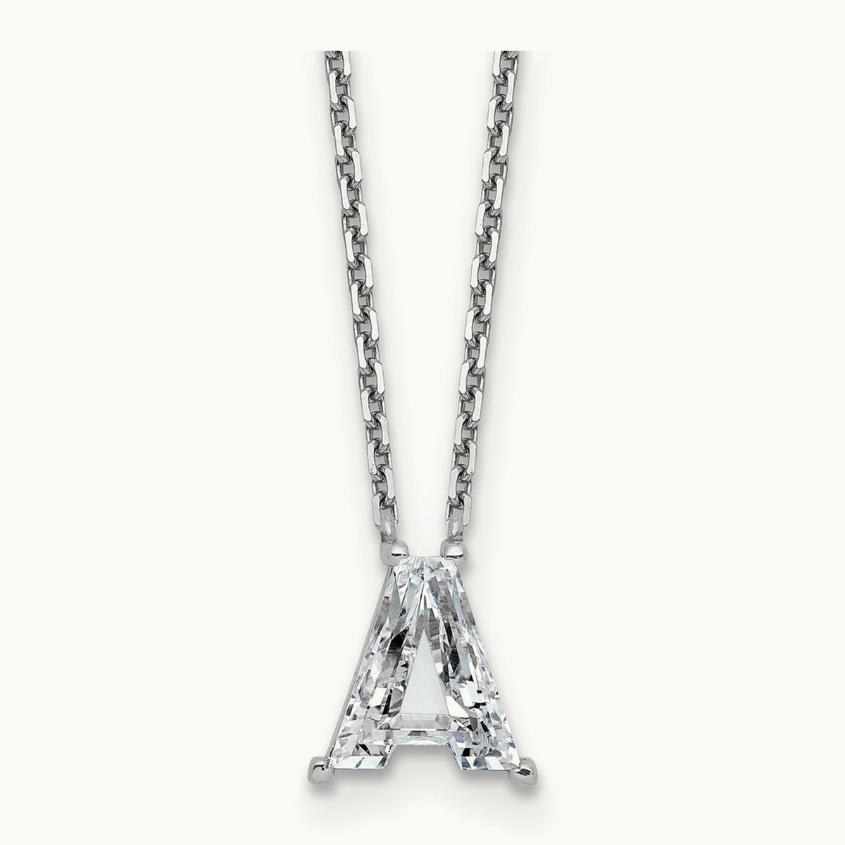 Initial Necklace, 1 1/4-2 1/3 ct Lab-Grown Diamond