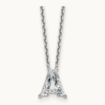 Initial Necklace, 1 1/4-2 1/3 ct Lab-Grown Diamond
