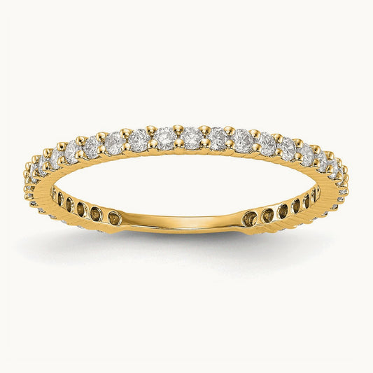 Diamond Band — 14K Yellow Gold, 7