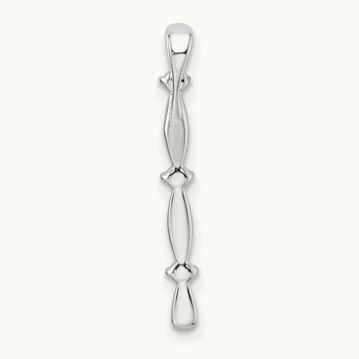 Fashion Bar Chain Slide Pendant, 0.05 ct tw Lab-Grown Diamond