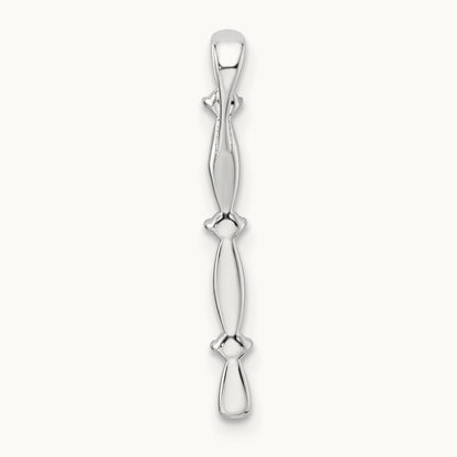 Fashion Bar Chain Slide Pendant, 0.05 ct tw Lab-Grown Diamond