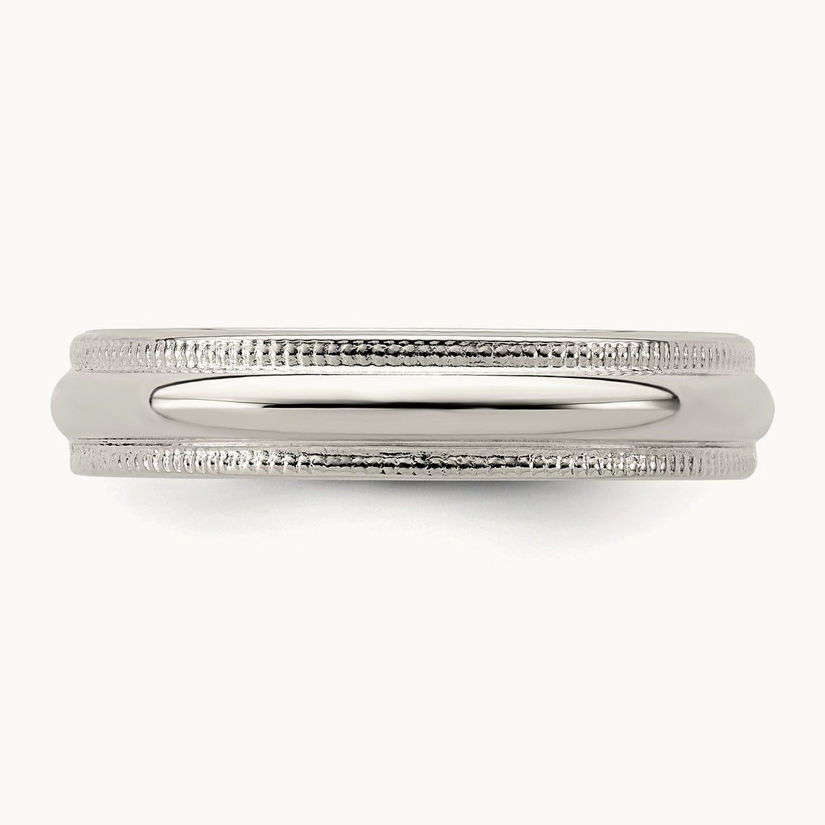 Half Round Milgrain Band — photo set (2)