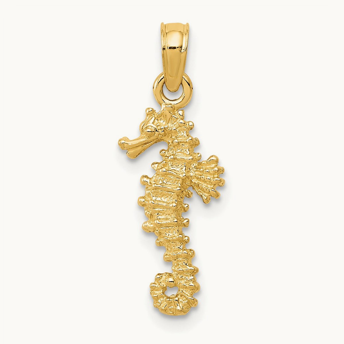 Seahorse Pendant, 14K