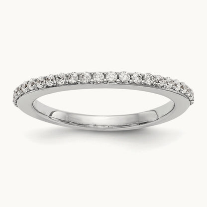 Diamond Band, 14K White Gold