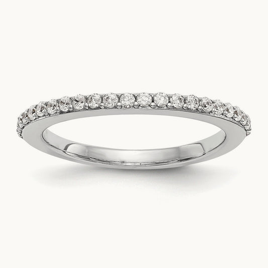 Diamond Band, 14K White Gold
