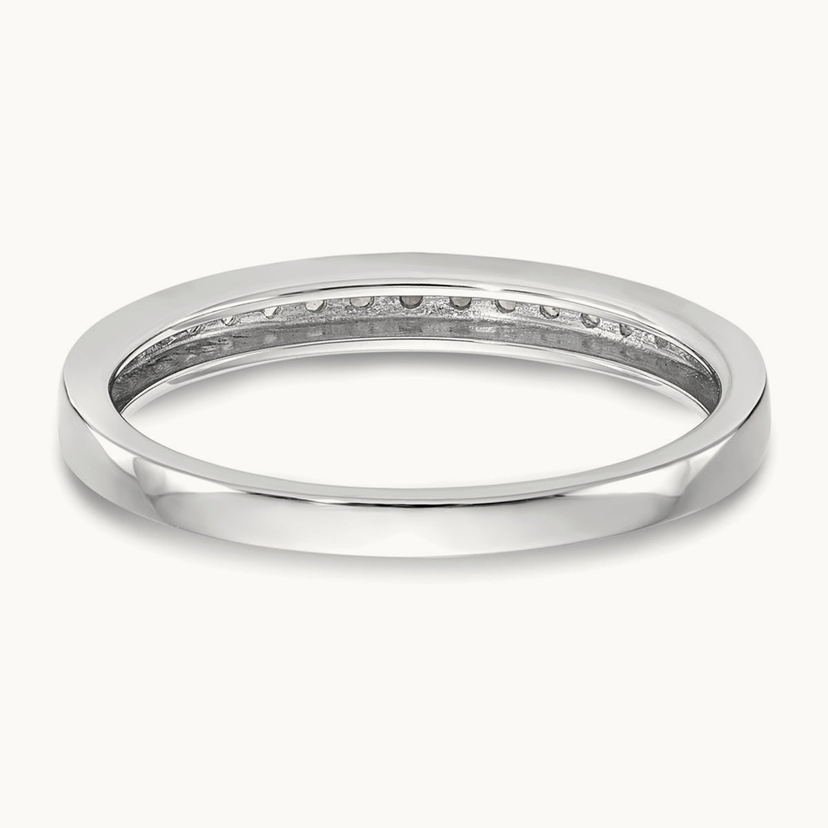 Diamond Band, 14K White Gold