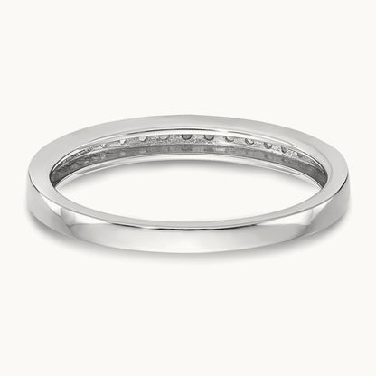 Diamond Band, 14K White Gold