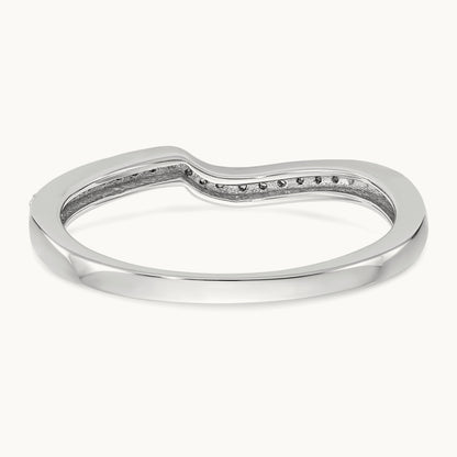 Diamond Wedding Band, 14K White Gold