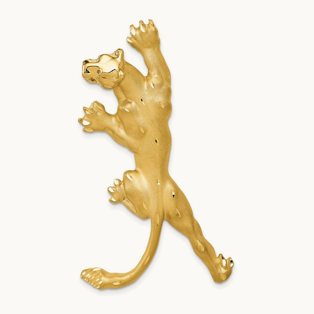 Panther Pendant, 14K