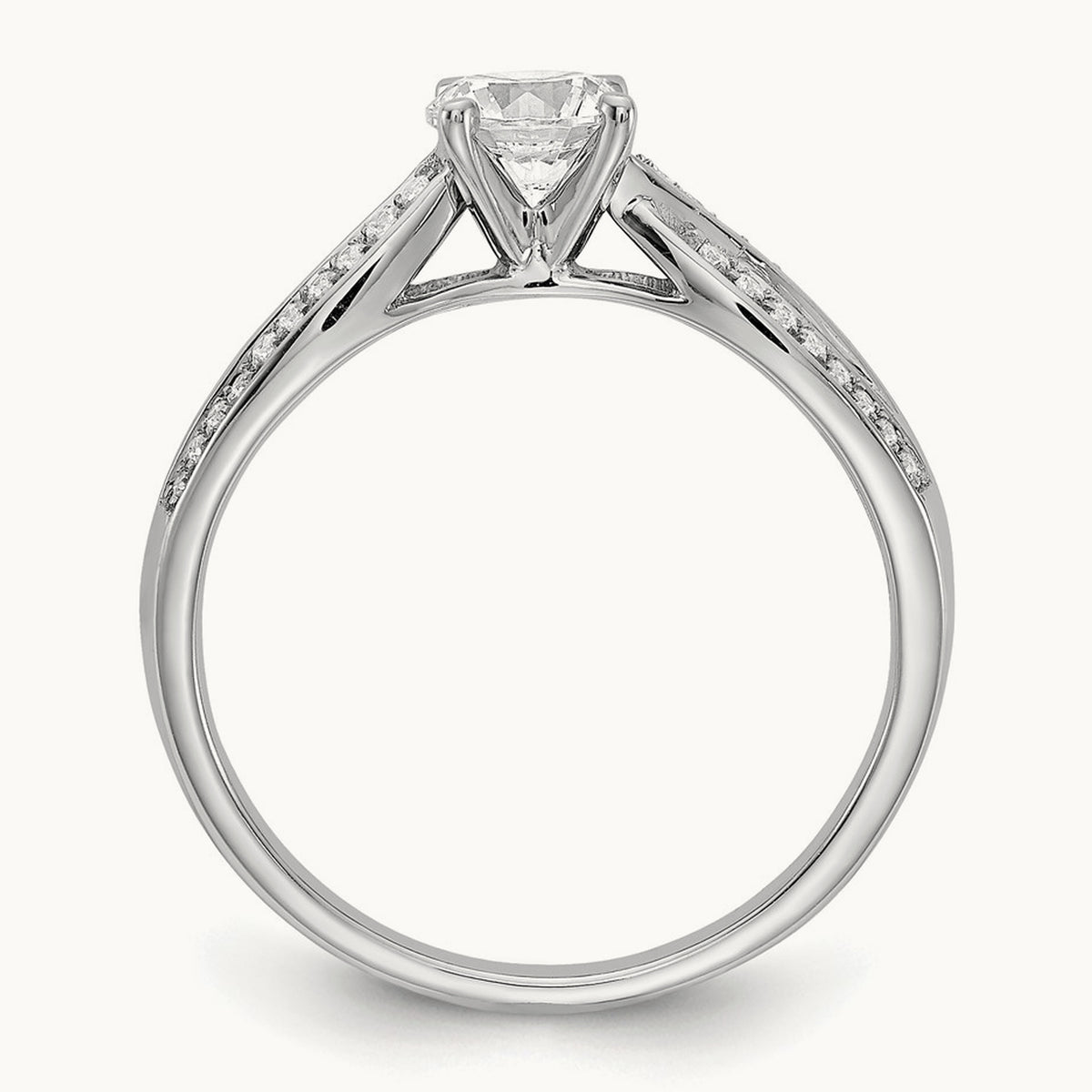 Semi-Mount Engagement Ring, 0.10 ct tw