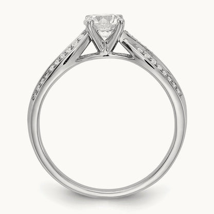 Semi-Mount Engagement Ring, 0.10 ct tw