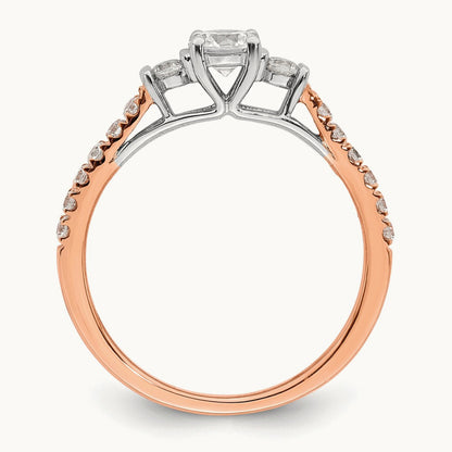 Petite Engagement Ring, 0.75 ct tw Lab-Grown Diamond