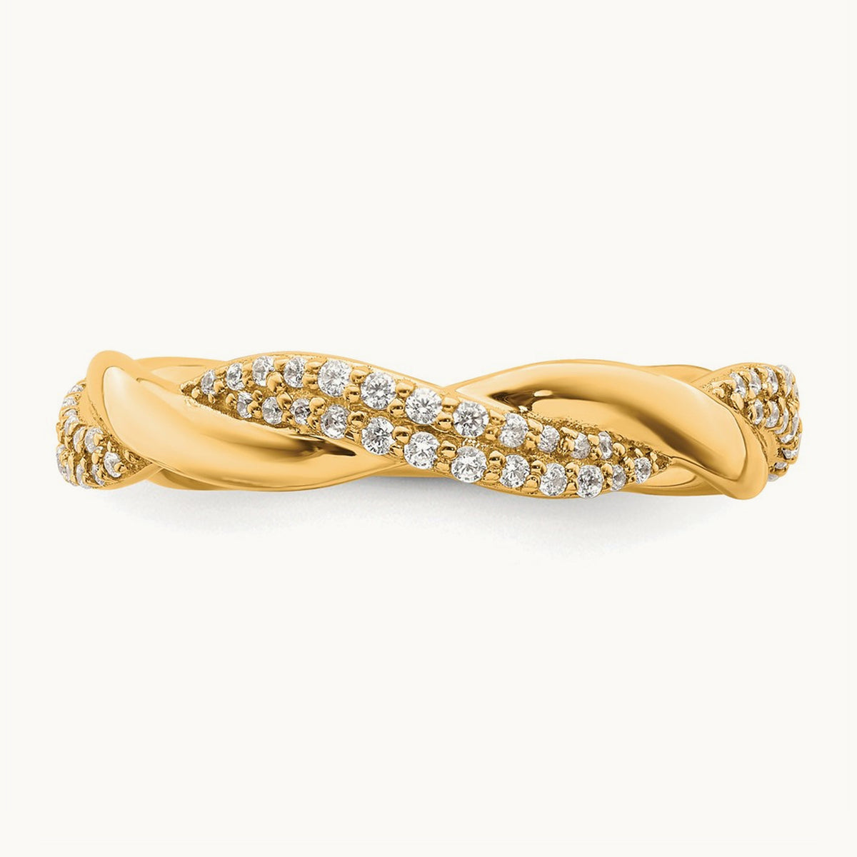 Polished Diamond Fashion Ring, 14K