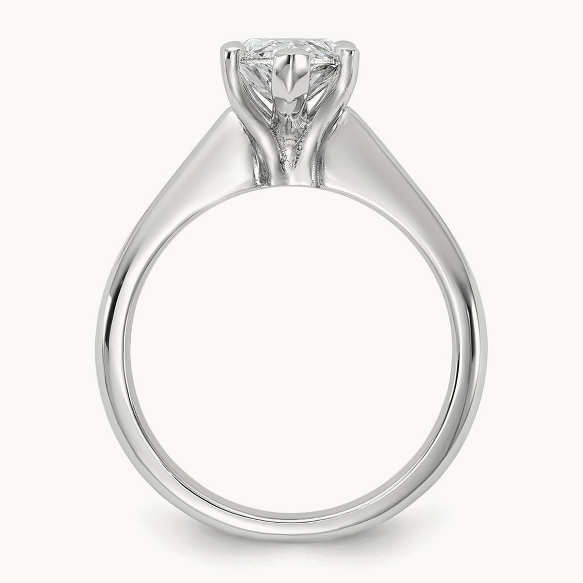 Marquise 8X Ring, 2.00 ct tw Lab-Grown Diamond — 14K White Gold
