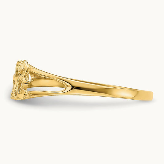 Mini Butterfly Ring, 14K