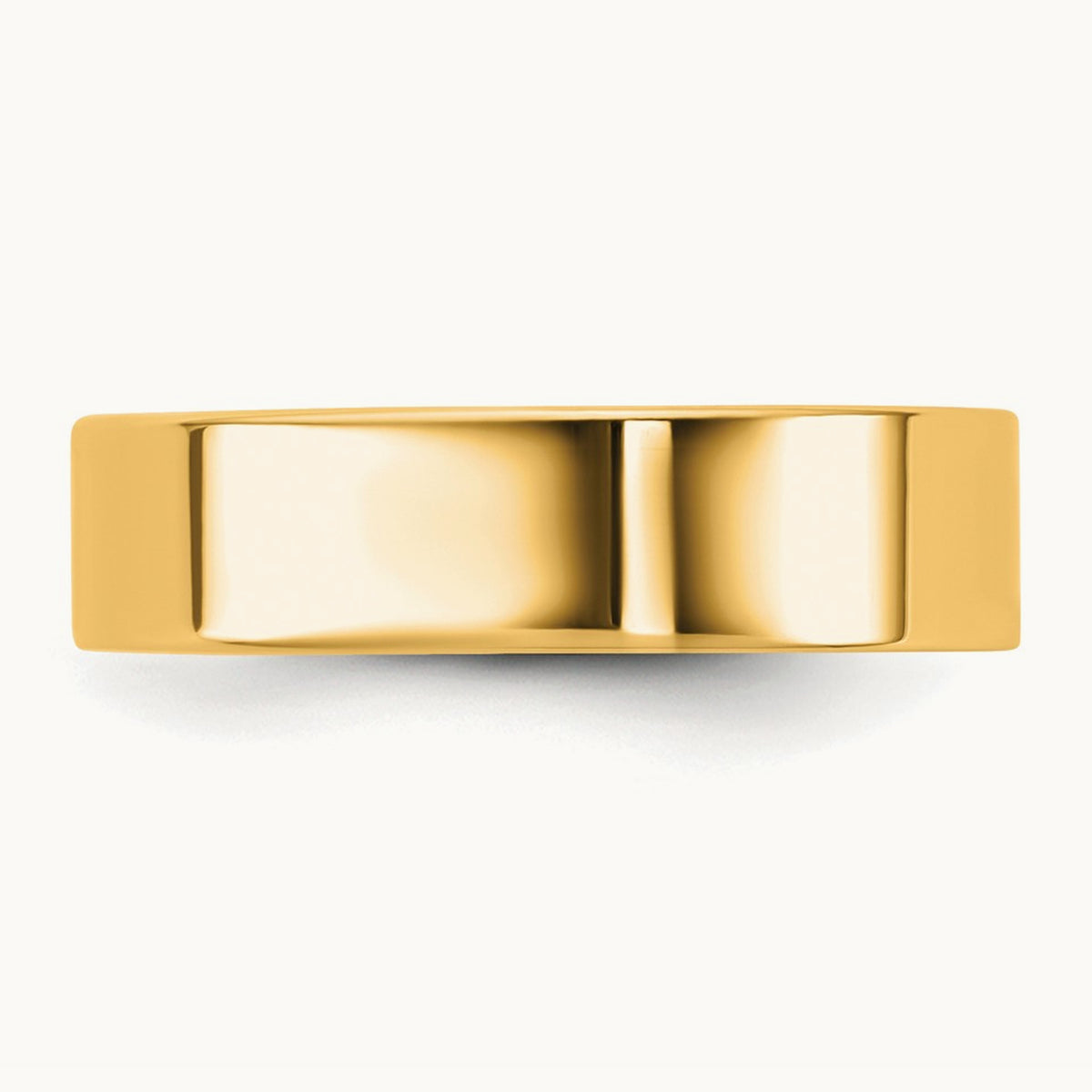 Standard Flat Comfort Fit Band, 5.5mm, 10K Yellow Gold