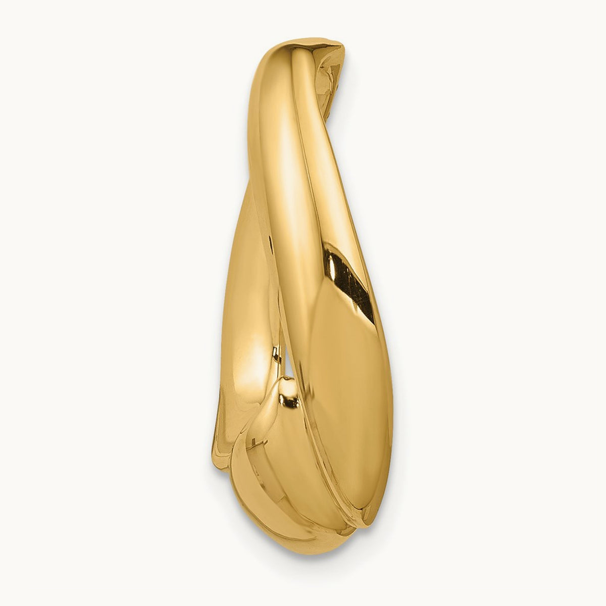 Oval Slide, 14K