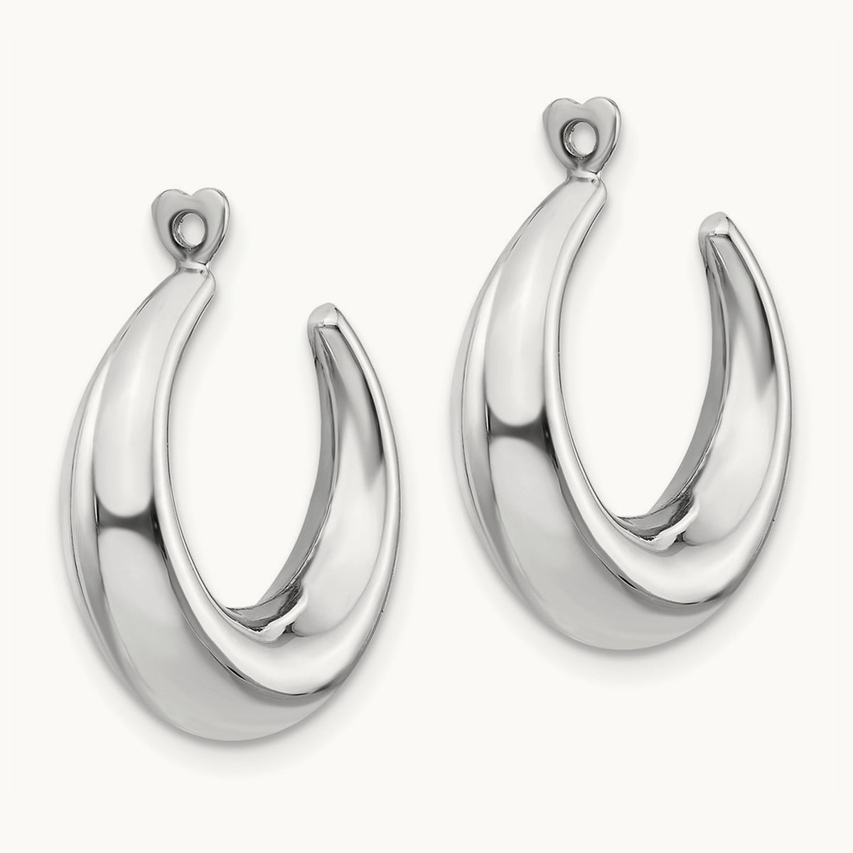 Polished Hoop Earring Jackets — photo set