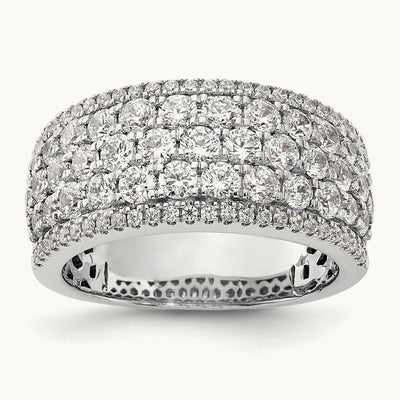 Complete Diamond Band, 14K White Gold