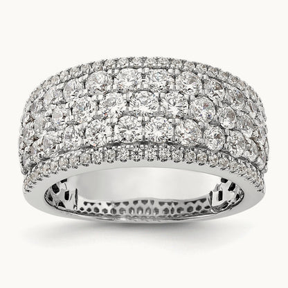 Complete Diamond Band, 14K White Gold