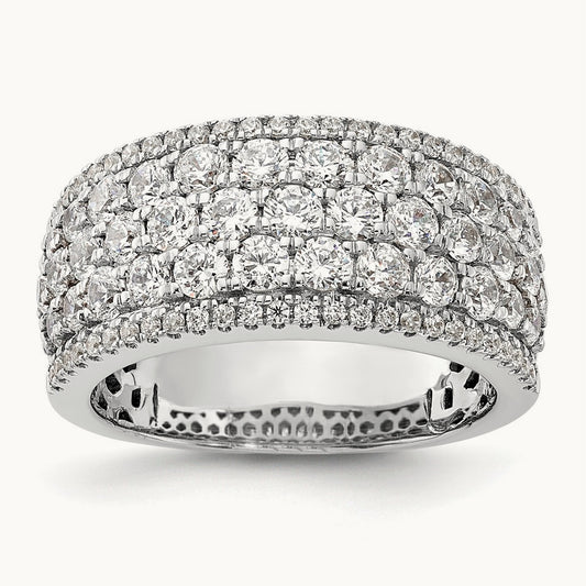 Complete Diamond Band, 14K White Gold