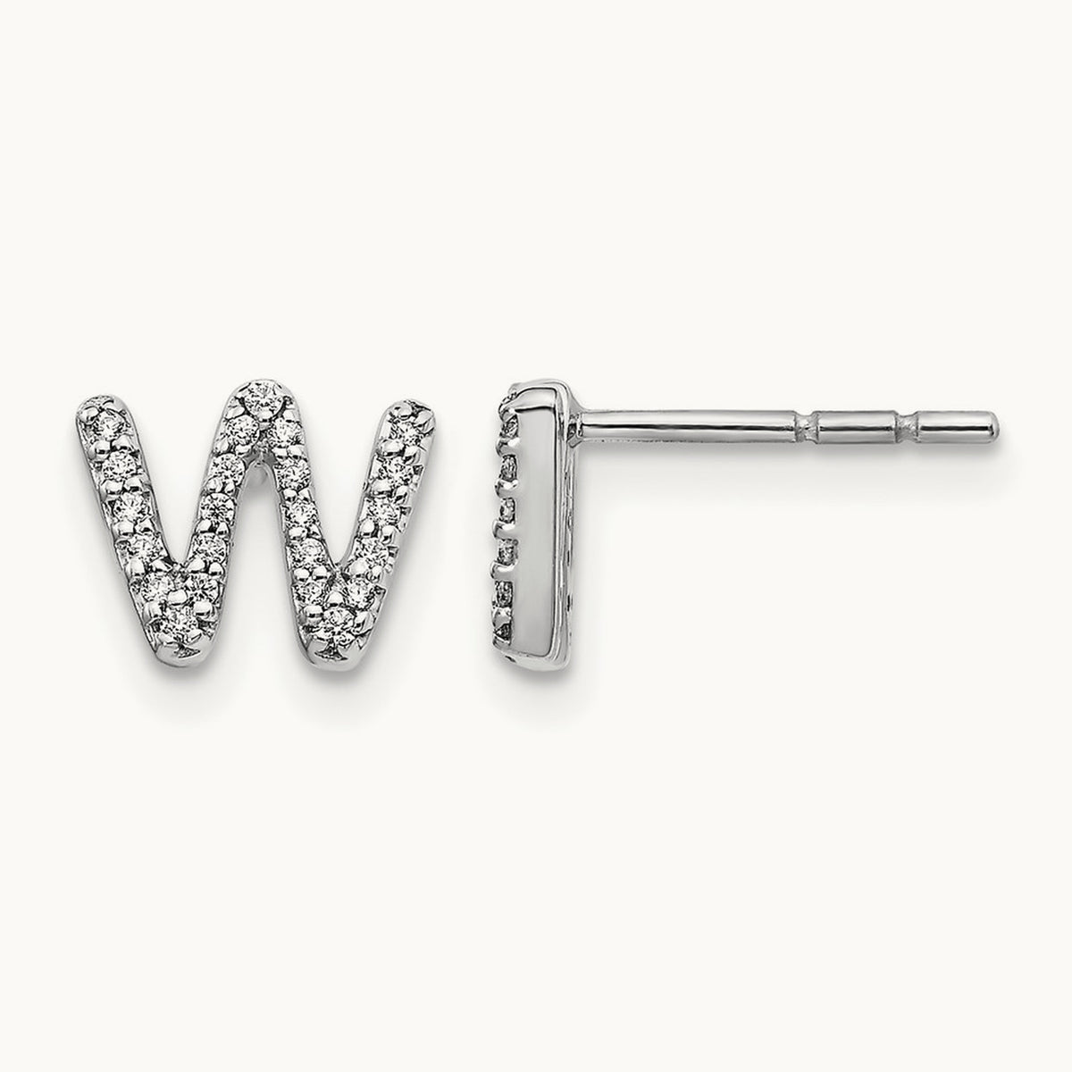Diamond Earrings — 7mm, W