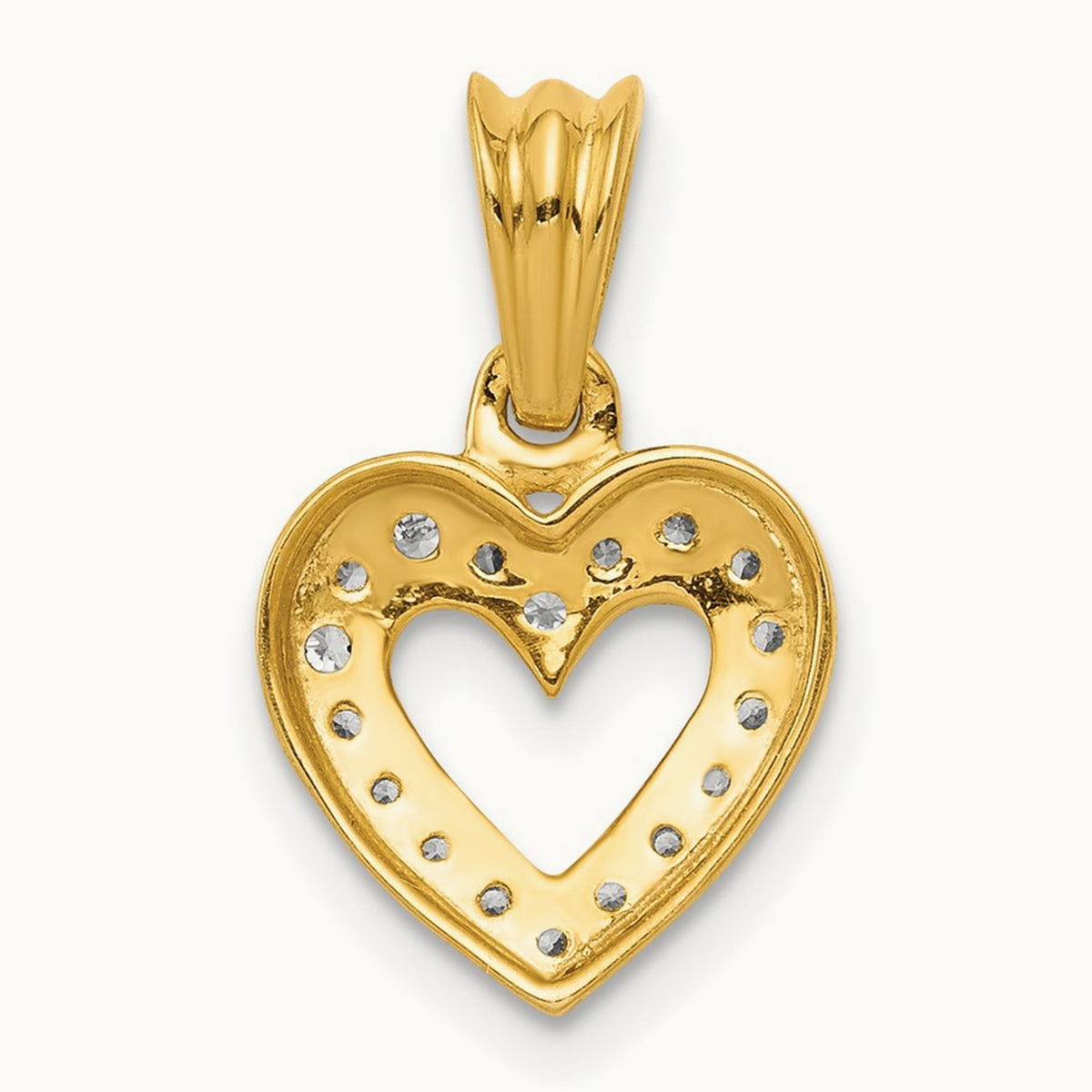 Diamond Heart Pendant — photo set