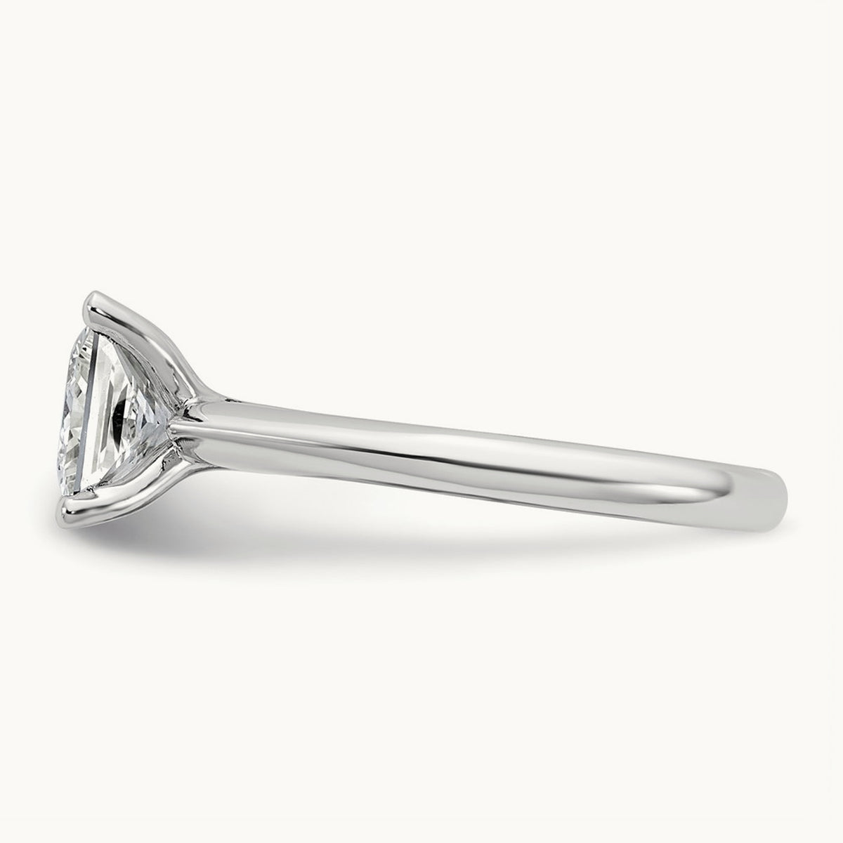 Princess 8X Ring, 2.00 ct tw Lab-Grown Diamond — 14K White Gold