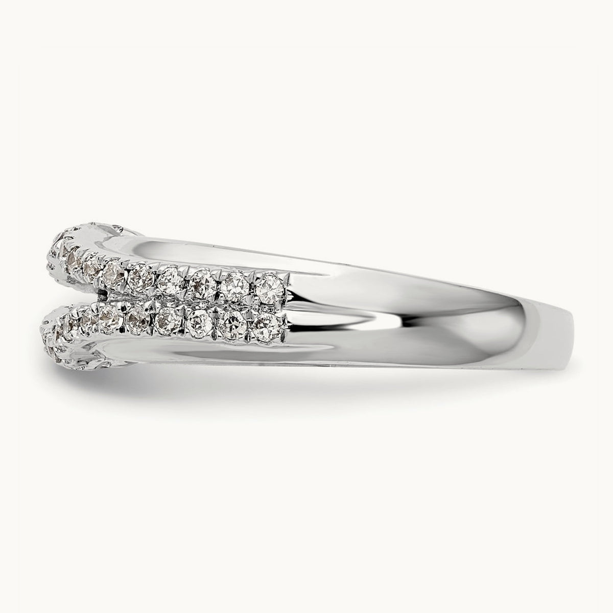 Peg Set Semi-Mount Engagement Ring, 0.50 ct tw