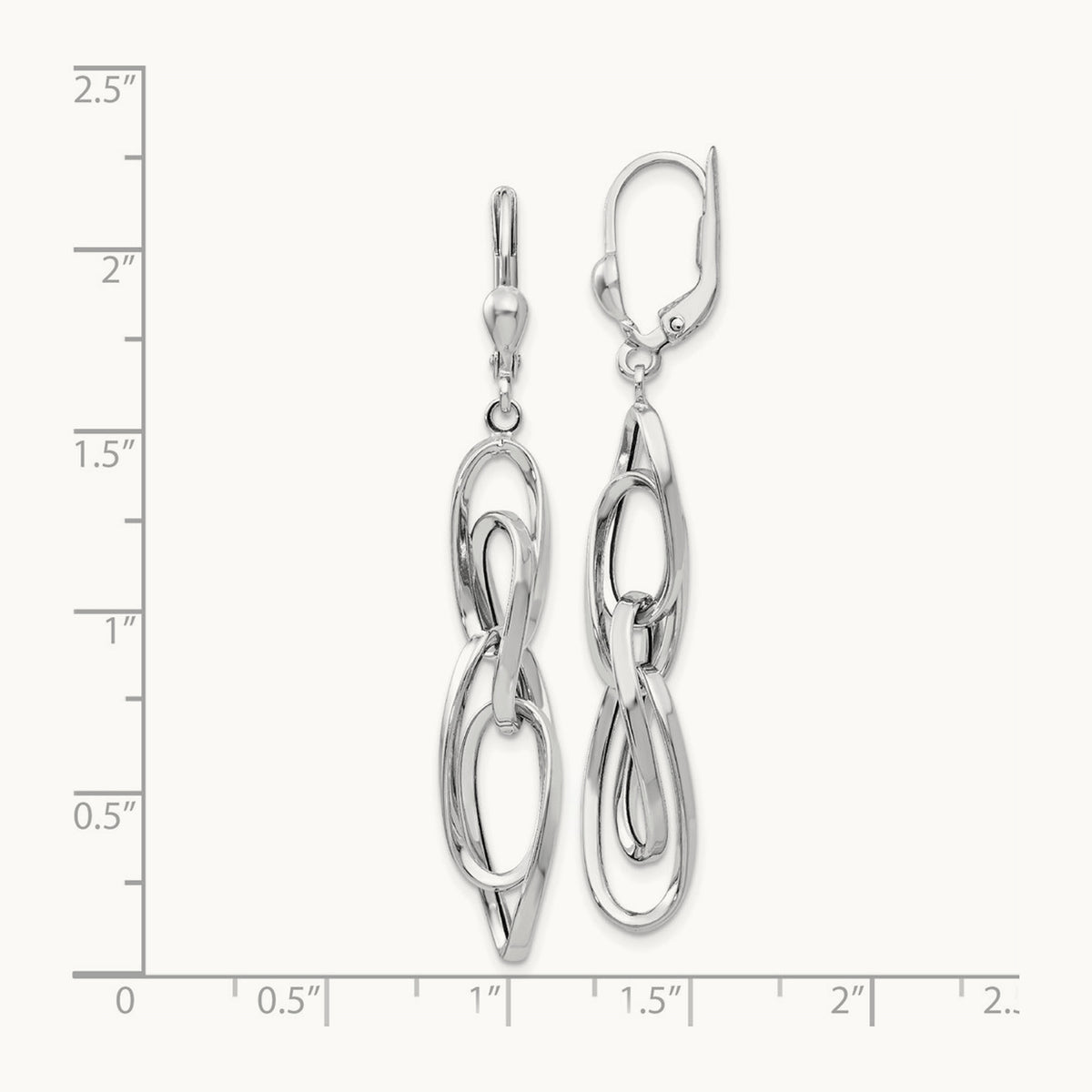 Polished Dangle Leverback Earrings — photo set