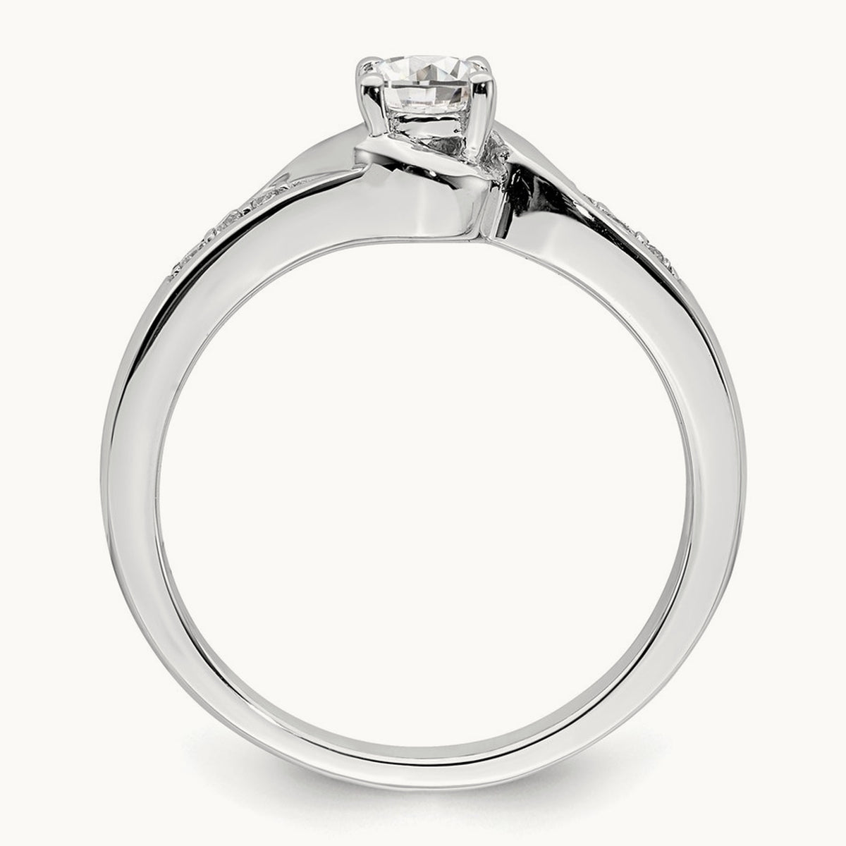 Semi-Mount Engagement Ring, 0.05 ct tw