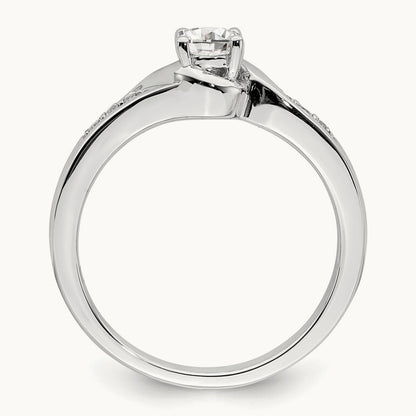 Semi-Mount Engagement Ring, 0.05 ct tw