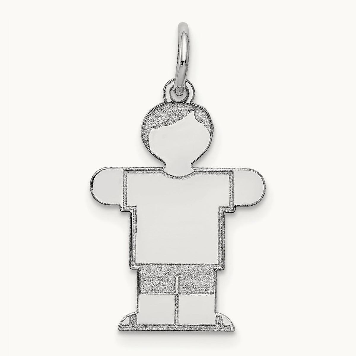 Kid Charm — 14K White Gold