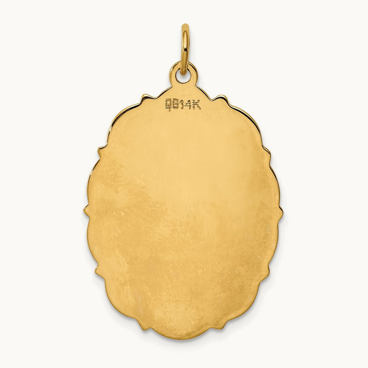 Plain .018 Gauge Engravable Disc Charm — 37mm