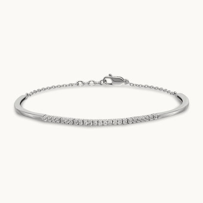 Bangle Bracelet, 0.50-0.75 ct tw Lab-Grown Diamond