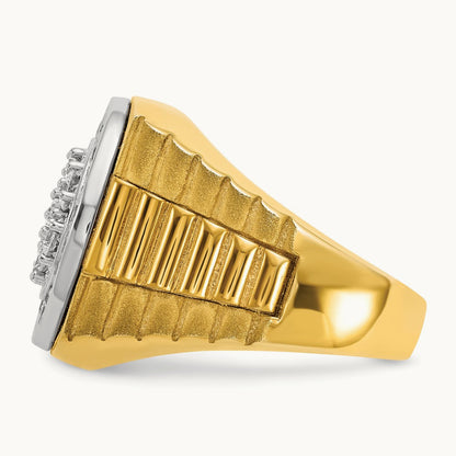 Men's Cluster Ring, 2.00 ct tw Lab-Grown Diamond