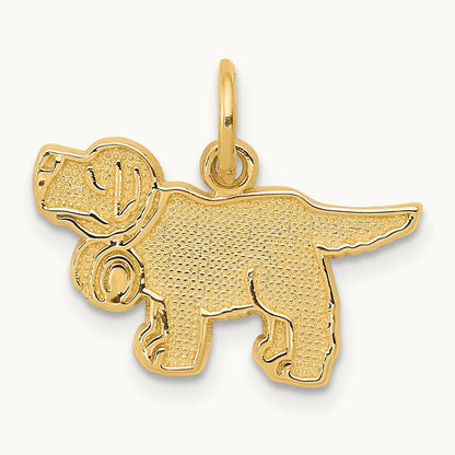 Saint Bernard Charm, 14K