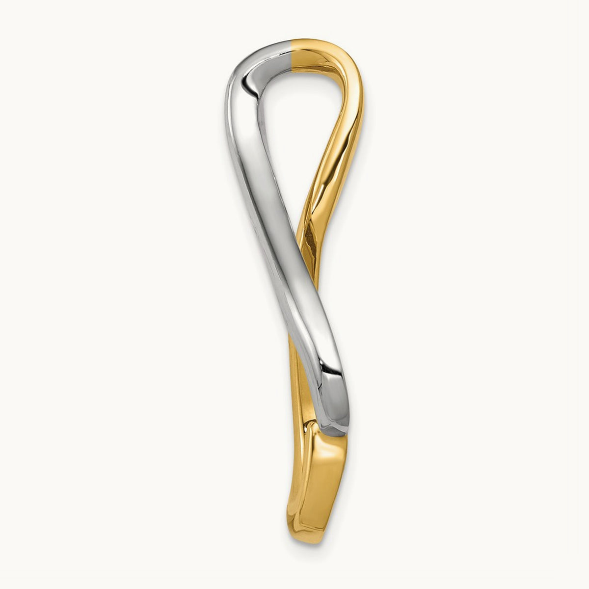 Slide, 14K Two-tone
