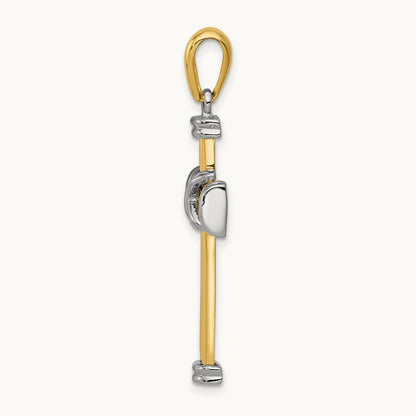 Latin Cross Pendant — 40mm